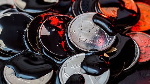 Рубль поскользнулся на нефти